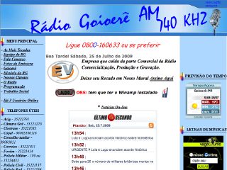 Thumbnail do site Rdio Goioer - AM 740 khz