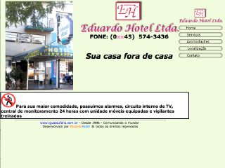 Thumbnail do site Eduardo Hotel Ltda.