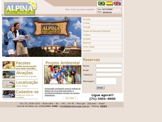 Thumbnail do site Alpina Eco Resort