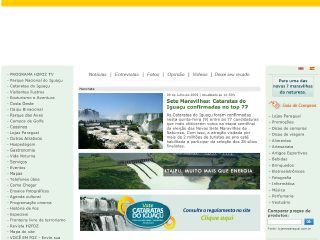 Thumbnail do site H2FOZ.com.br - Portal de Turismo e Informaes de Foz do Iguau