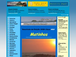Thumbnail do site Portal do Balnéario de Matinhos