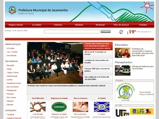 Thumbnail do site Prefeitura Municipal de Jacarezinho