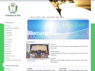Thumbnail do site Prefeitura Municipal de Irati