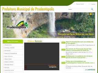 Thumbnail do site Prefeitura Municipal de Prudentópolis