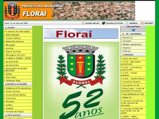 Thumbnail do site Prefeitura Municipal de Floraí