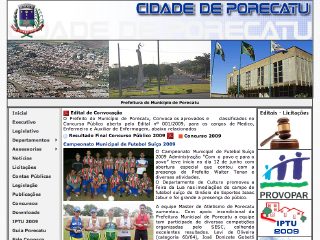 Thumbnail do site Prefeitura Municipal de Porecatu