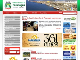 Thumbnail do site Prefeitura Municipal de Paranagu