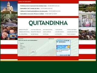 Thumbnail do site Prefeitura Municipal de Quitandinha