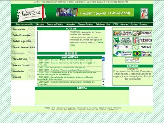 Thumbnail do site Prefeitura Municipal de Almirante Tamandar