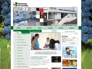 Thumbnail do site Prefeitura Municipal de Colombo