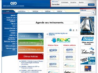 Thumbnail do site ACP - Associao Comercial do Paran