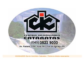 Thumbnail do site CIC - Centro Imobilirio Cataratas