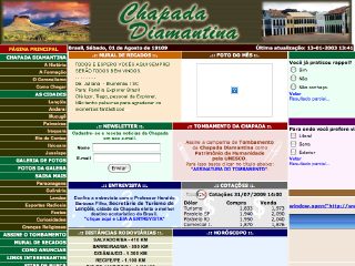 Thumbnail do site Visite a Chapada