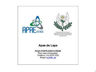 Thumbnail do site APAE-PR :: APAE De Lapa