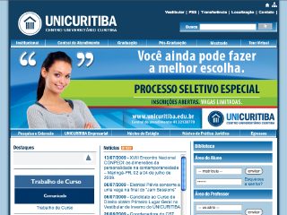 Thumbnail do site FIC - Faculdades Integradas Curitiba
