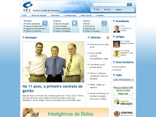 Thumbnail do site ICI - Soluções Integradas em TI