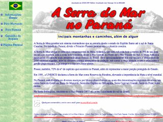 Thumbnail do site A Serra do Mar no Paraná