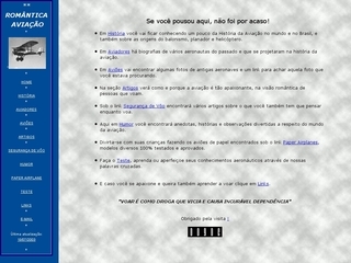 Thumbnail do site Romantica Aviao