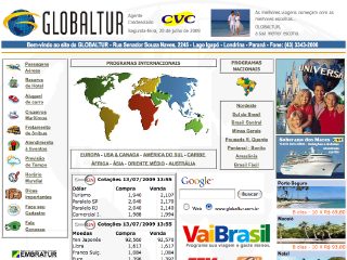 Thumbnail do site Globaltur Viajens e Turismo 