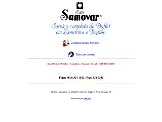 Thumbnail do site Buffet Samovar