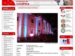 Thumbnail do site Biblioteca Pblica Municipal de Londrina