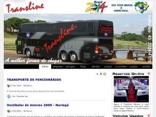 Thumbnail do site Transline Van