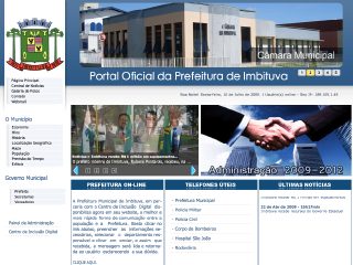 Thumbnail do site Prefeitura Municipal de Imbituva