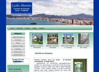Thumbnail do site Carlos Moreira Corretor de Imveis
