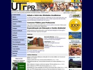 Thumbnail do site Universidade Tecnolgica Federal do Paran