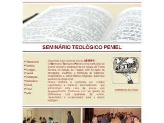 Thumbnail do site Seminrio  Teolgico Peniel - SETEPE
