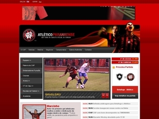 Thumbnail do site Clube Atltico Paranaense