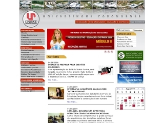 Thumbnail do site UNIPAR - Universidade Paranaense