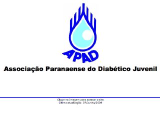 Thumbnail do site APAD - Associação Paranaense de Diabético Juvenil