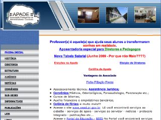 Thumbnail do site APADE - Associao Paranaense de Administradores Escolares