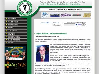 Thumbnail do site FPMA - Federação Paranaense de Musculação Atlética