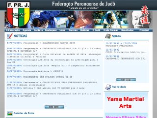 Thumbnail do site Federação Paranaense de Judô