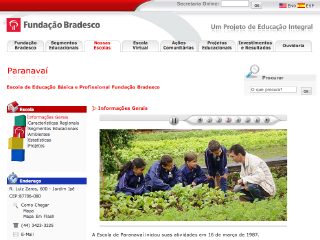 Thumbnail do site Fundao Bradesco - Unidade Paranava