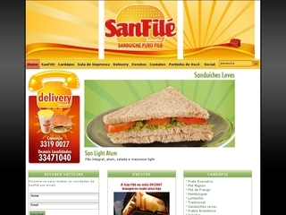 Thumbnail do site SanFil Salvador
