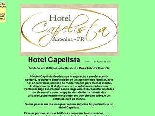 Thumbnail do site Hotel Capelista