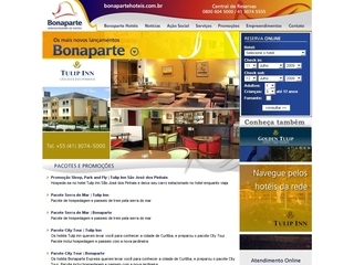 Thumbnail do site Bonaparte Hotéis