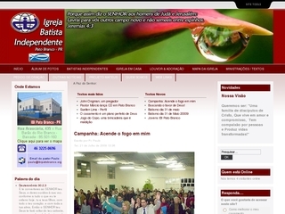 Thumbnail do site Igreja Batista Independente Pato Branco