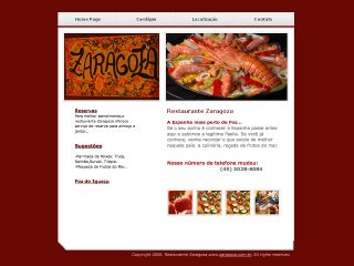 Thumbnail do site Restaurante Zaragoza - A Espanha mais perto de Foz...