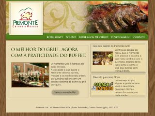Thumbnail do site Restaurante Piemonte Grill