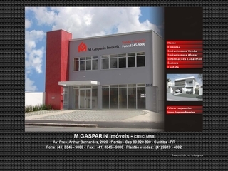 Thumbnail do site Imobiliria e Construtora M.Gasparin