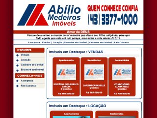 Thumbnail do site Abilio Medeiros Imóveis