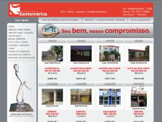 Thumbnail do site Imobiliria Santamerica
