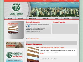 Thumbnail do site Imobiliária Ventura