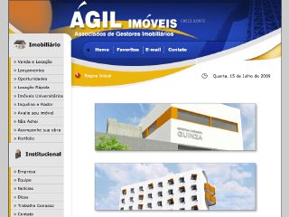 Thumbnail do site Ágil Imóveis - Associados de Gestores Imobiliários