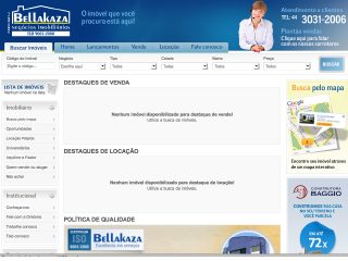 Thumbnail do site BellaKaza Negocios Imobiliários