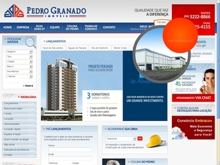 Thumbnail do site Pedro Granado Imveis